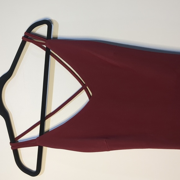 Mokoru Wine Colored Dress-Large - Picture 2 of 6